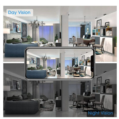 Hidden Camera Wireless Wifi IP Home Security 1080P HD Night Vision DVR 2