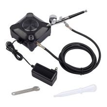 40PSI Adjustable Output Airbrush Kit Dual ActionAir Brush Compressor Kit for Painting Makeup Decoration Art