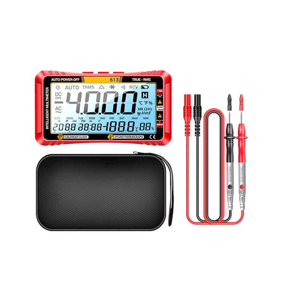 Photos - Other Hand Tools Jojomino 613Smart Multimeter Real- Power-Off Measuring Tester AC/ Ammeter Voltmeter 4000Count Digital Multimetro TestTool,B 