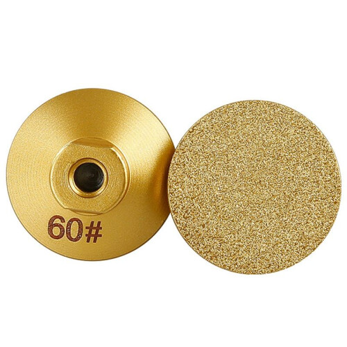 2PCS 60 M10 Brazed Flat Grinding  Abrasive Polishing Stone Marble Quartz Cobblestone Grind