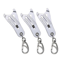 Scomeri Nut Sizer, Thread Size Verification Tool, Scomeri Portable Thread Size Checker Keychain