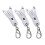 Scomeri Nut Sizer, Thread Size Verification Tool, Scomeri Portable Thread Size Checker Keychain 1