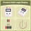 Transistor Voltage Tester 0V-3500V Diode MOS Triode MOV LED Voltage Capability Transistor Withstand Voltage Tester Red 4