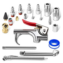 Kit de Herramientas de Aire de 20 Piezas, Kit de Compresor de Aire, Herramientas de Aire con Acopladores de Conexión Rápida NPT de 1/4 de Pulgada,