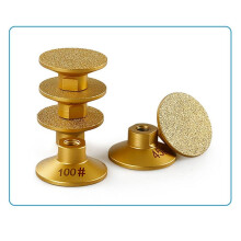 45/60/100 Brazed Flat Grinding Abrasive Polishing Stone Marble Quartz Cobblestone Grind Efficient M10