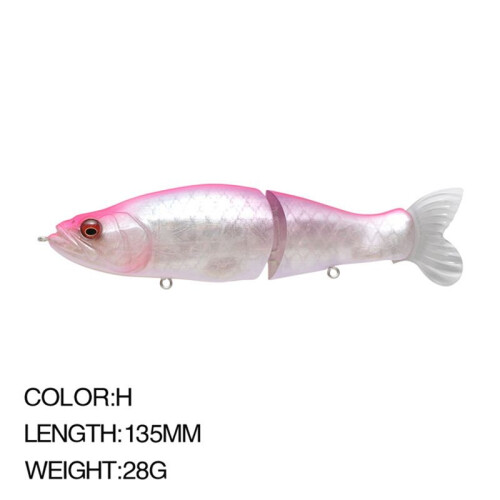 Langsam Schwimmender Köder, Schwimmköder, Gelenk-Schwingköder, Köder, Bionik-Köder, H 1