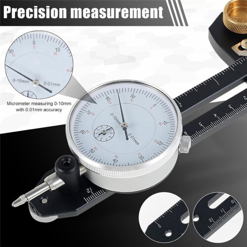 Saw Alignment Gauge, Table Saw Dial Indicator 0.01 mm Adjustable Table Saw Alignment Gauge Calibrator for Table Saw 2