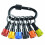 Bit Holder Keychain 6pc -1/4In Hex Shank Bit Holders -for Nut Driver,Screwdriver & Drill Bits,Include Keychain Carabiner 1