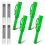 4 Pcs Solid Carpenter Pencil Caps with 24 Refills,Marking Scribe Tools Pencil Protective Cap for Construction,Architect 1