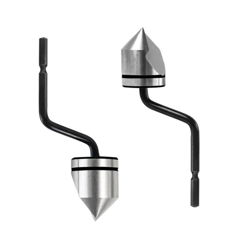 Deburring Countersink Tool,Countersink Hand Reamer,Chamfering,Deburring,Holes for Less Than 16.51mm Diameter-90 Blade 1