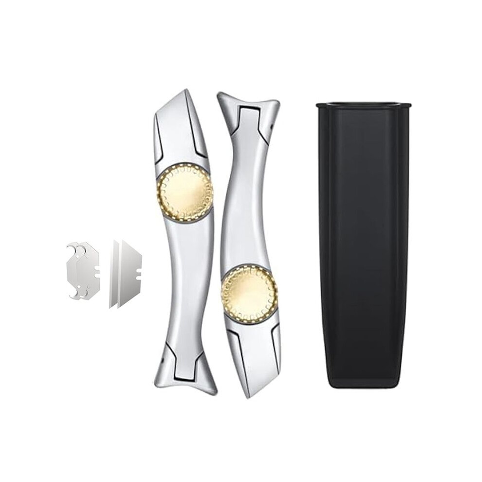 Roofing Knife,2Pack Carpet Knife With Replacement Utility Knife Blades,Roofing Tools With Holder For Carpet Cutter 4711190916380