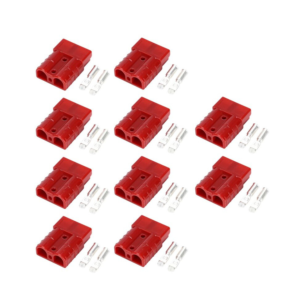 50A High Current Connector For Electric Vehicle Batteries, Ups, Solar Cables, New Plugs Red 6132829015102