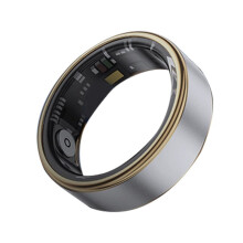 SR06 Ring, Health Monitor, Heart Rate Sleep Monitor 5ATM Waterproof Gold