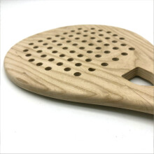 POWERTI Wooden Paddle Racket Beach Tennis Racket Tennis Racquets for Men Women Outdoor Fun Training Accessories