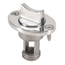 Stainless Steel Boat Drain Plug Bung Hole Drainage Marine Dinghy Garboard Hardware Boat Accessories,Red Gasket