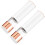 2Pcs Automatic Salt Pepper Grinder Electric Spice Mill Battery Powered Adjustable Coarseness Pepper Mill Kitchen -White 1