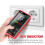 ANENG 621A Touch Screen Intelligent Digital Multimeter 9999 Counts Auto Range Rechargeable NCV Universal Meter Ammeter(Red) 8