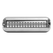 50W 42 LEDs Boot Heckleuchte Edelstahl Wasserdicht Marine Boot Unterwasser Ponton Heckleuchte Universal,Blau