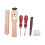 4Pieces Leather Strap Cutter Adjustable Leather Strip Cutter Strap Cutter Sets with Polished Tools for DIY  Cutting 1
