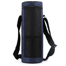 Water Bottle Cooler Bag Universal Water Bottle Pouch High Capacity Insulated Cooler Bag Outdoor Camping Hiking,Dark