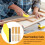 Sander Kit, Micro-Sanding Tools for Small Projects, Small Detail Handle Sanding for Tight Narrow Spaces&DIY Crafts 5