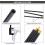 Detachable Camping Lantern Lamp Bracket Mount Portable Storage Hook Tent Table Hanging Light Holder Fixing Stand Set 5