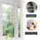 Adjustable AC Window Lock Bar, Small Window Security Bars for Child Safety, Window Stoppers for Vertical Sliding A 5