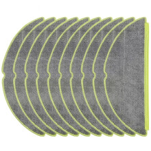 10PCS Mop Pads Replacement for 205 Dust Compactor Vacuum Attachments Washable Reusable Microfiber Mop Pads