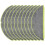 10PCS Mop Pads Replacement for   205 Dust Compactor Vacuum Attachments Washable Reusable Microfiber Mop Pads 1