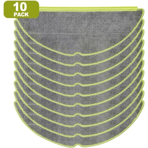10PCS Mop Pads Replacement for   205 Dust Compactor Vacuum Attachments Washable Reusable Microfiber Mop Pads 2