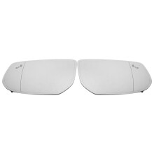 Car Reversing Mirror Lens with Blind Spot Assist Mirror Glass Lens with Heating for CTS 2013-2018