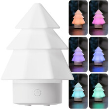 Essential Oil Diffuser Christmas Tree Air Humidifier 7 Colors Cool Mist Humidifier Diffuser for Office Bedroom B