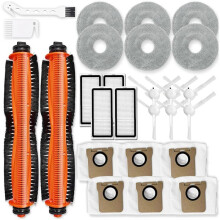 Compatible with X20 Max /X20 Pro Robot Vacuum Cleaner Parts Anti- Hair-Cutting Brush Filter Mop Dust Bags Side Brush