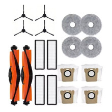For Robot Vacuum X20 Max / D109GL / Mijia M30 Vacuum Accessories Main Side Brush Hepa Filter Mop Cloth Dust Bag