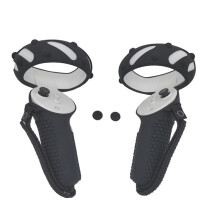 Silicone Protective Cover for Neo 3 VR Controller Anti-Slip Full Wrap Design for Enhanced Gaming Experience Black