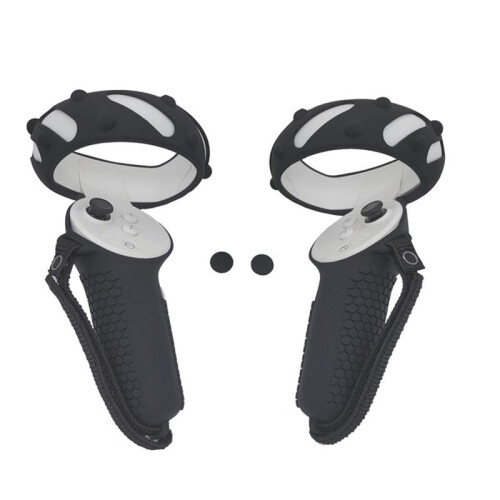 Silicone Protective Cover for  Neo 3 VR Controller Anti-Slip Full Wrap Design for Enhanced Gaming Experience Black