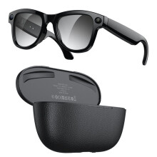 AI Glasses with 8MP Camera Video Recording AI Photo Recognition Call Voice Translation Sunglasses A