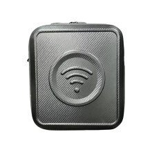 For Starlink Hard-Shell Case with Shock Absorption Adjustable Shoulder Strap PVC Waterproof Material