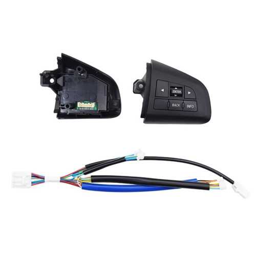 Car Steering Wheel Button Audio Control Button  with Wiring Harness for  3 5 CX-7 2