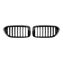 Car Front Kidney Grill Front Hood Grill Vertical Grille for 5 Series G30 G31 2017-2020