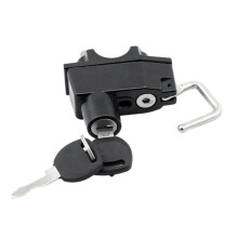 Motorcycle Helmet Lock Helmet Anti-Theft Security Lock with 2 Keys Multi-Functional Helmet Lock for Motorcycle