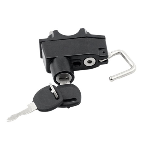 Motorcycle Helmet Lock Helmet Anti-Theft Security Lock with 2 Keys Multi-Functional Helmet Lock for Motorcycle