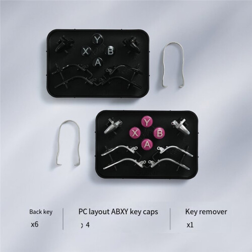 For GuliKit KK3 Max KK3 Pro Controller Accessories Pack with 6 Rear Paddles 4 PC Layout ABXY Button1 Keycap Puller B 2
