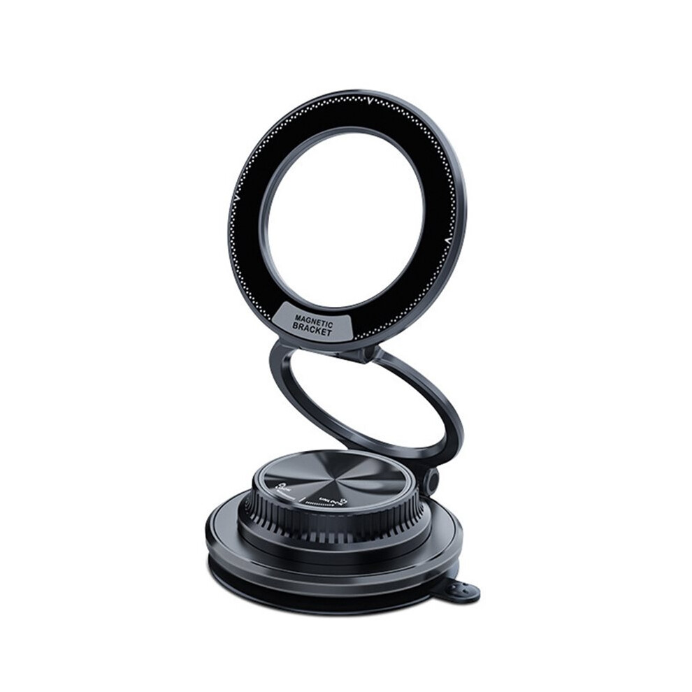 Magnetic Car Phone Holder 360 Adjustable Vacuum Suction Bracket Foldable Strong Suction Stand For All Smartphones 4711982300618