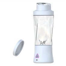 Portable Juicer 360W High Power Wireless Juicer Large Capacity Kitchen Juicer White Transparent Cup Body
