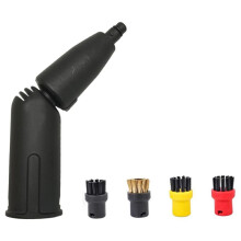 Steam Turbo Brush +Small Round Brush for SC1 SC2 SC3 SC4 SC5 SC7 Steam Cleaner Accessories Parts 2.863-159