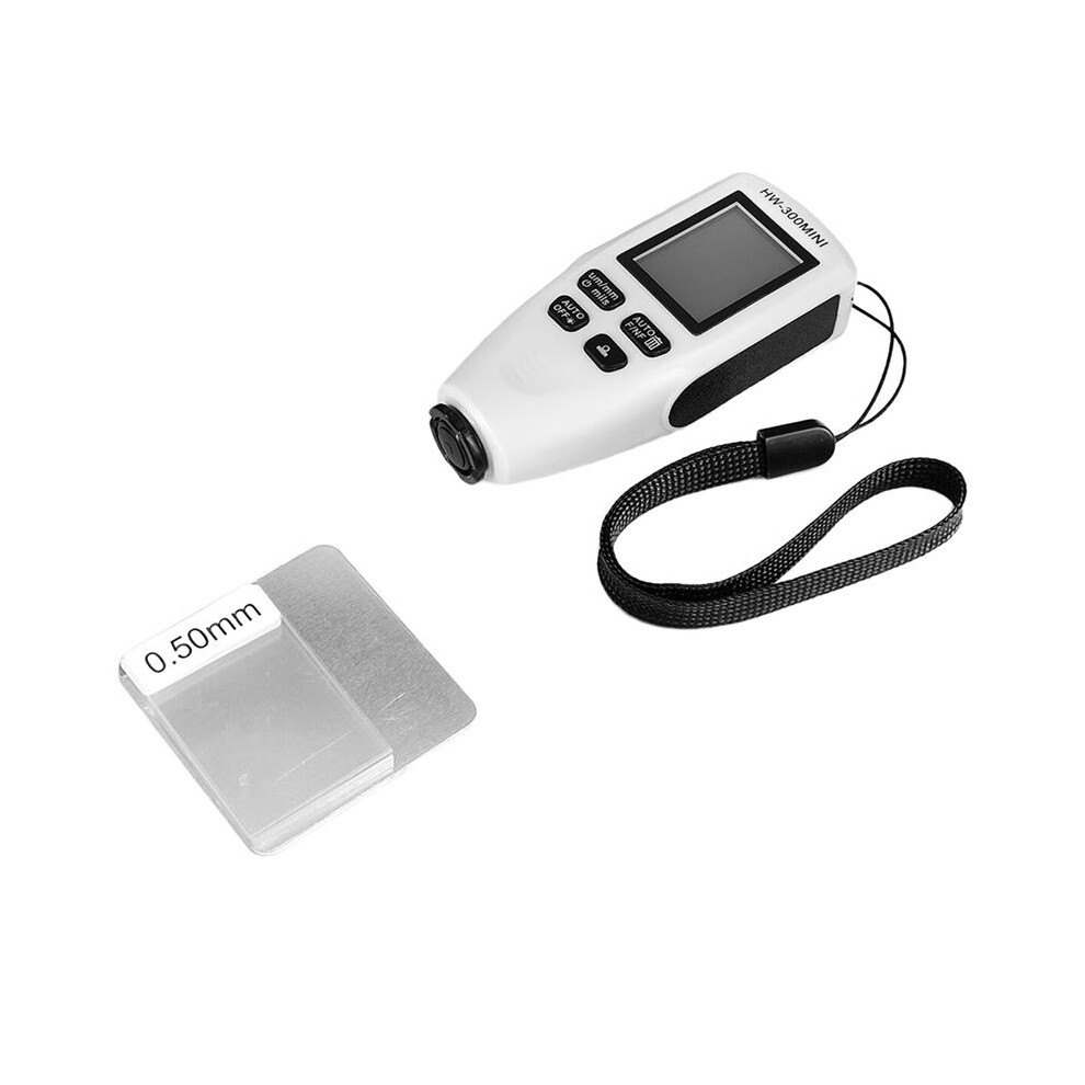 Automotive Paint Film Thickness Tester Hw-300Mini Digital Coating Thickness Gauge Metal Coating Width Measurement 6031550424545