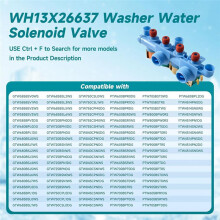 WH13X26637 WH13X24058 Washer Water Inlet Valve Assembly for GE PTW600 GTW680 GTW725 GTW840 GTW845, AP6282070
