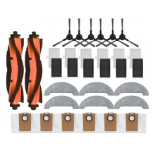 26PCS for MOVA E20 Pro / Trouver E20 Pro Spare Parts Vacuum Brush Dust Bag Filter Mop Cloth