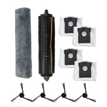 10PCS for Mova Z5 / Z5 Pro / Z50 Ultra Anti- Roller Brush Dust Bag Side Brush Tracked Mop Cloth Spare Parts